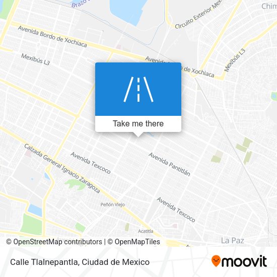 Calle Tlalnepantla map