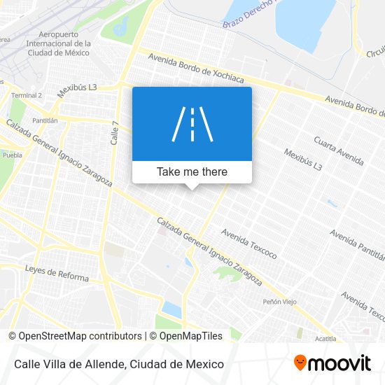 Mapa de Calle Villa de Allende