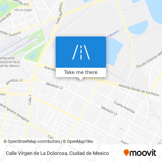 Mapa de Calle Virgen de La Dolorosa