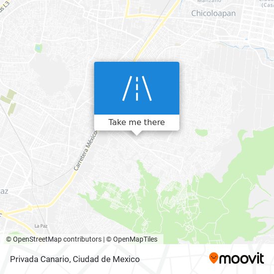 Privada Canario map