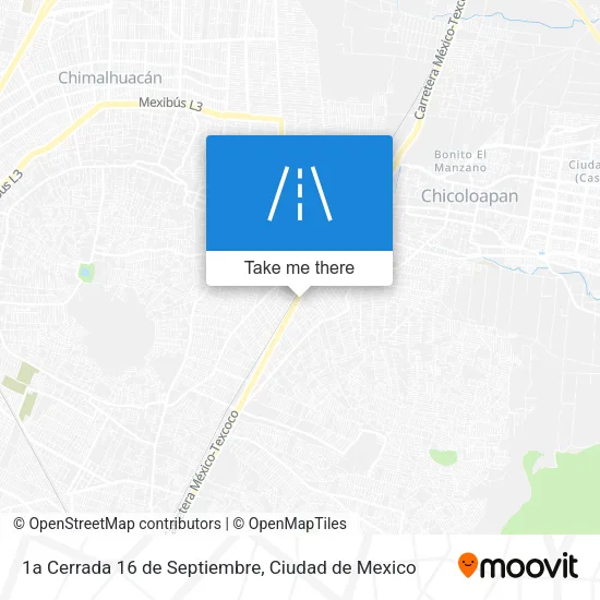 1a Cerrada 16 de Septiembre map