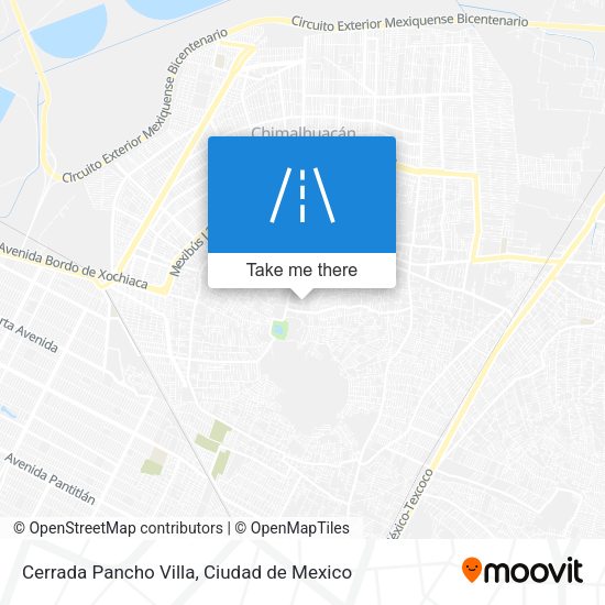 Mapa de Cerrada Pancho Villa