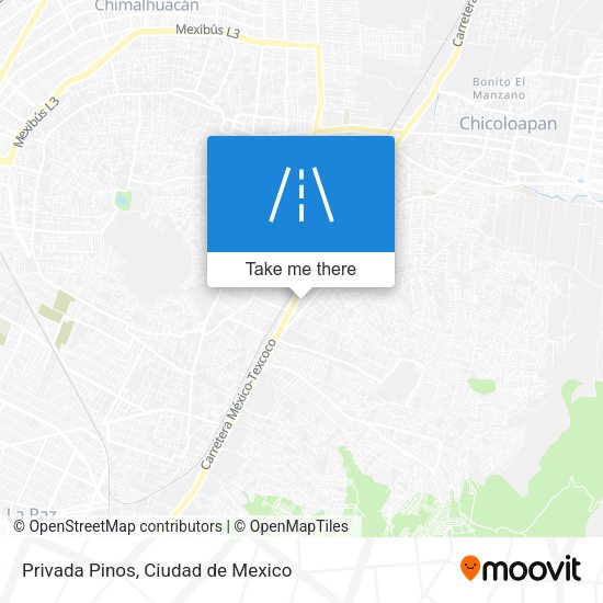 Mapa de Privada Pinos