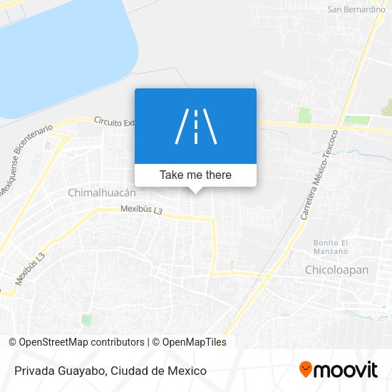Privada Guayabo map
