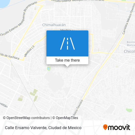 Calle Ersamo Valverde map