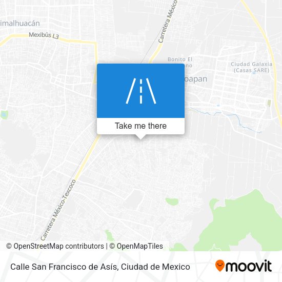 Mapa de Calle San Francisco de Asís