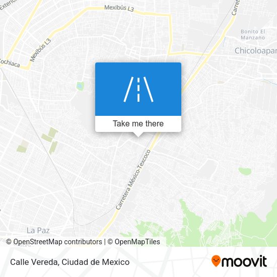 Mapa de Calle Vereda