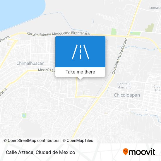 Mapa de Calle Azteca