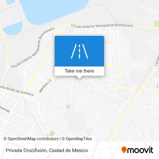 Privada Crucifixión map