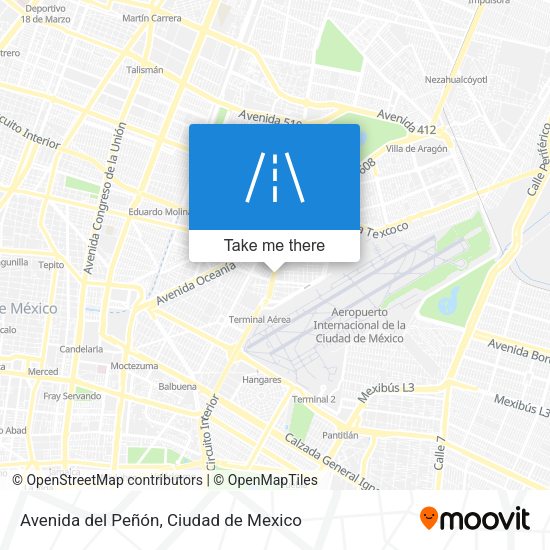 Avenida del Peñón map