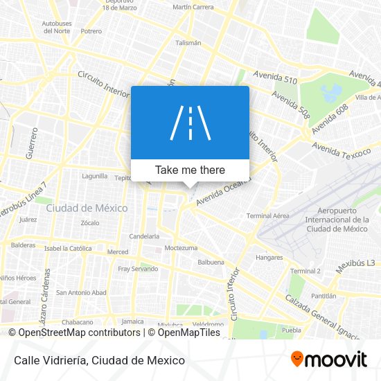 Calle Vidriería map