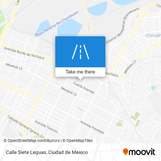 Mapa de Calle Siete Leguas