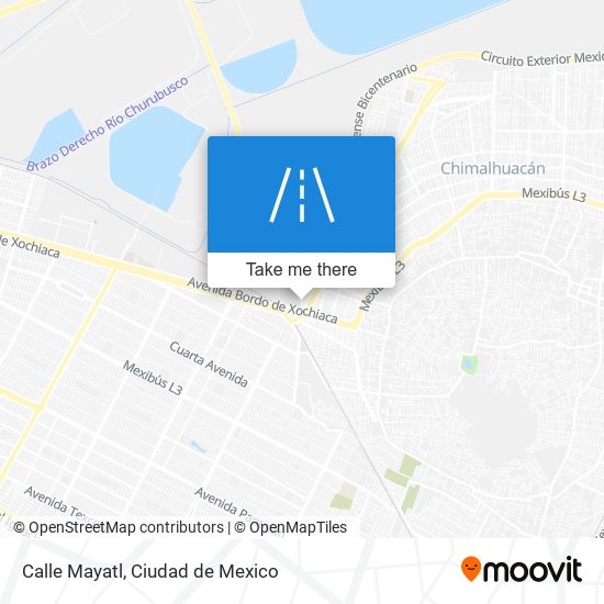 Calle Mayatl map