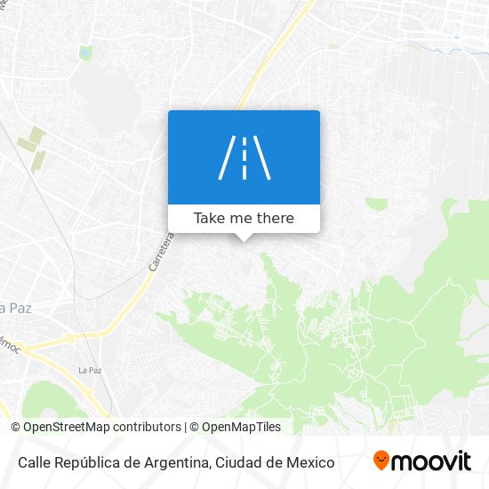 Calle República de Argentina map