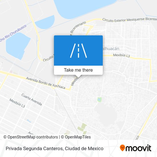 Mapa de Privada Segunda Canteros
