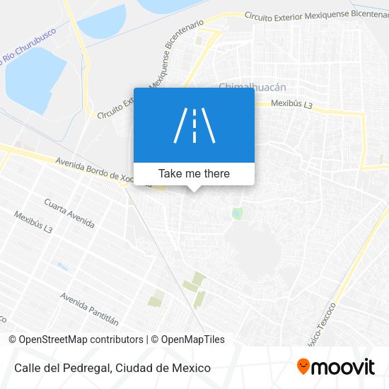 Calle del Pedregal map