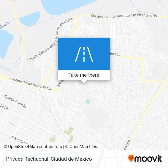 Privada Techachal map
