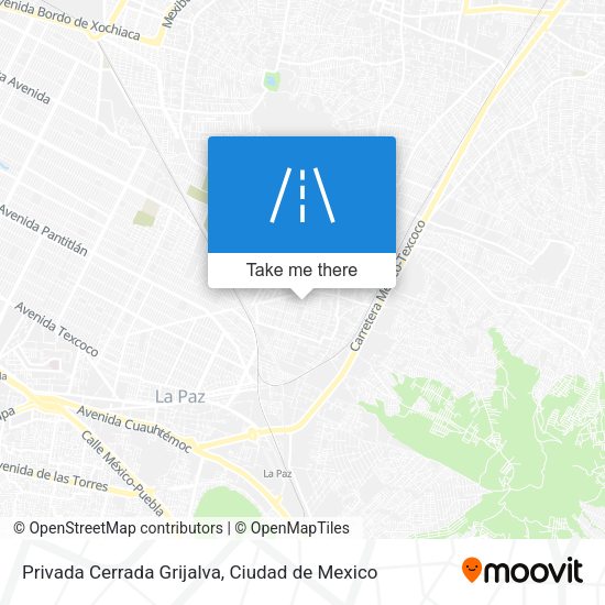 Mapa de Privada Cerrada Grijalva