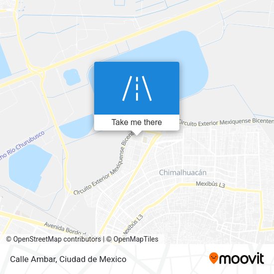 Mapa de Calle Ambar