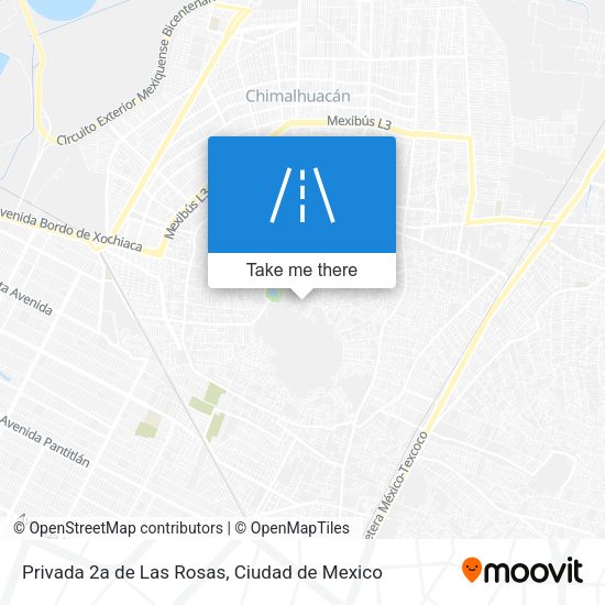 Mapa de Privada 2a de Las Rosas