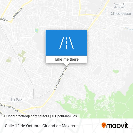 Mapa de Calle 12 de Octubre