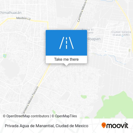 Privada Agua de Manantial map