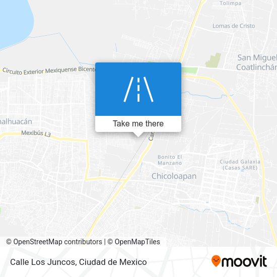 Calle Los Juncos map