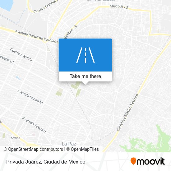 Privada Juárez map