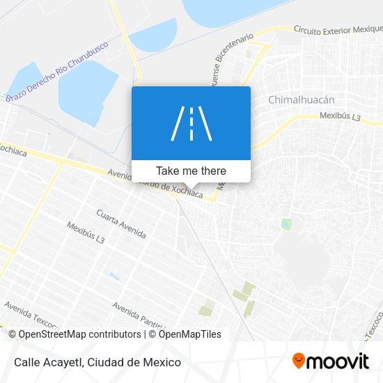 Calle Acayetl map