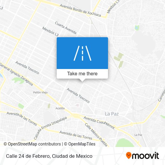 Mapa de Calle 24 de Febrero