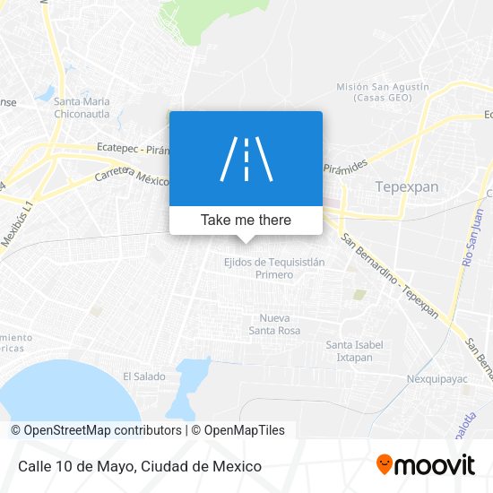 Mapa de Calle 10 de Mayo