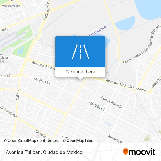 Avenida Tulipán map