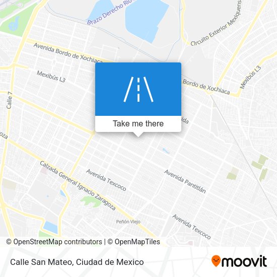 Calle San Mateo map