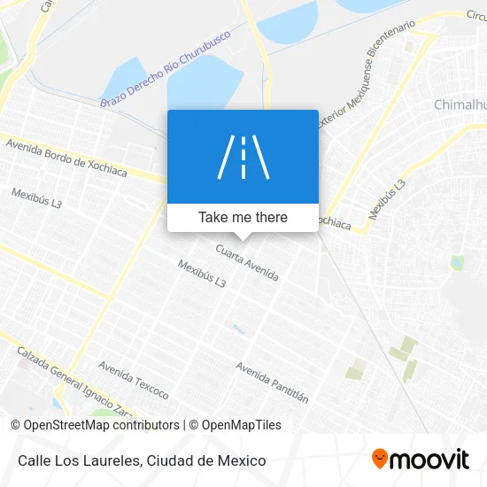 Mapa de Calle Los Laureles