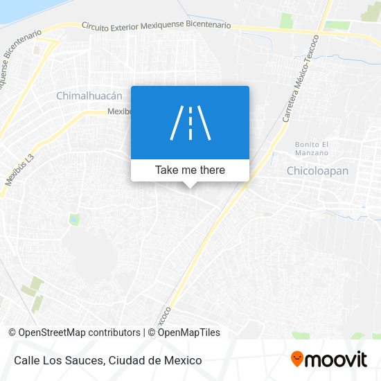 Calle Los Sauces map