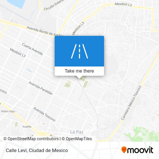 Mapa de Calle Levi