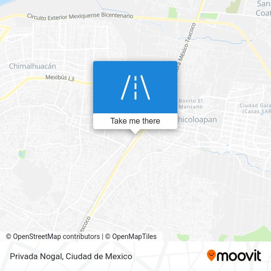 Mapa de Privada Nogal