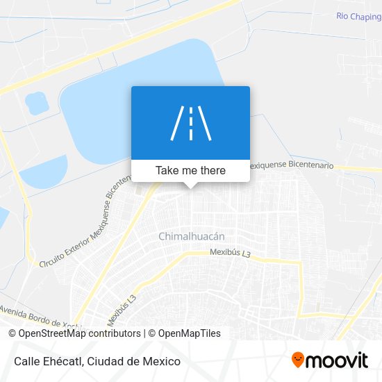Mapa de Calle Ehécatl