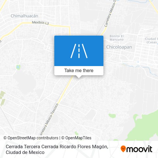 Cerrada Tercera Cerrada Ricardo Flores Magón map