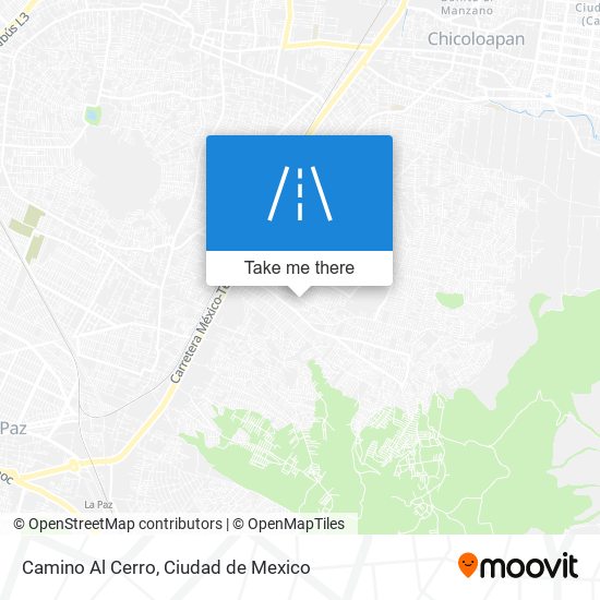 Mapa de Camino Al Cerro