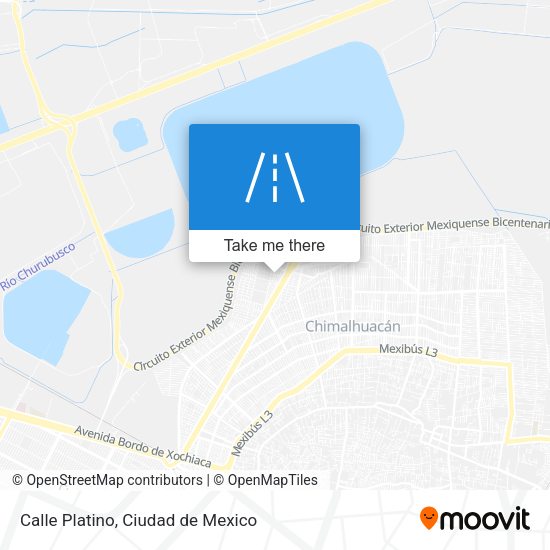 Mapa de Calle Platino