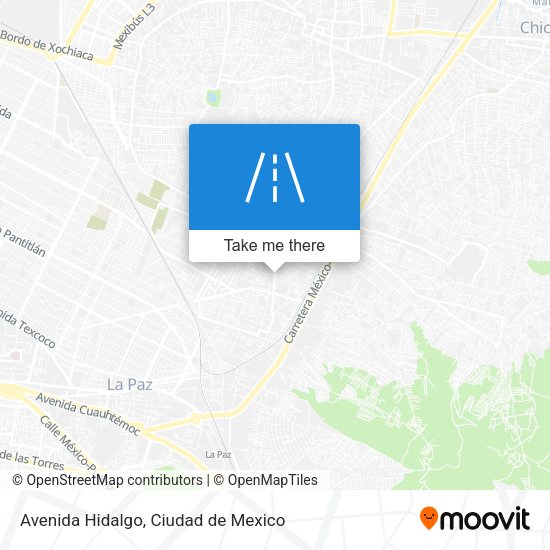 Mapa de Avenida Hidalgo