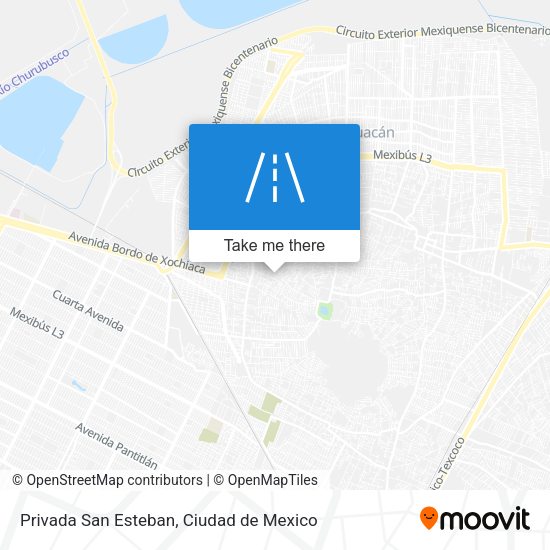Privada San Esteban map