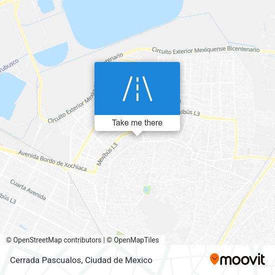 Cerrada Pascualos map