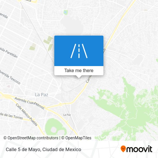 Mapa de Calle 5 de Mayo