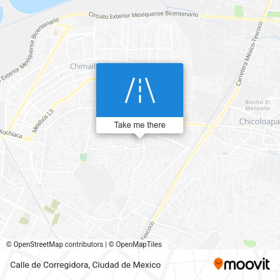 Calle de Corregidora map