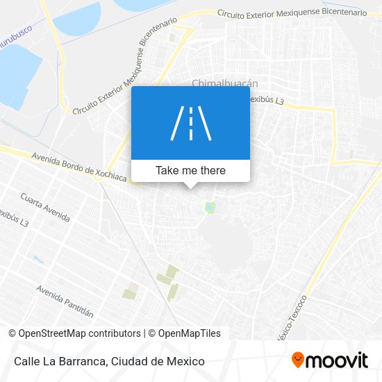 Calle La Barranca map