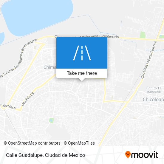 Calle Guadalupe map