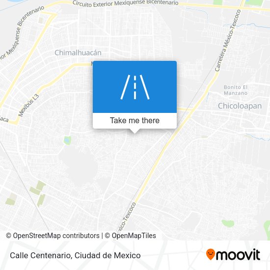 Mapa de Calle Centenario