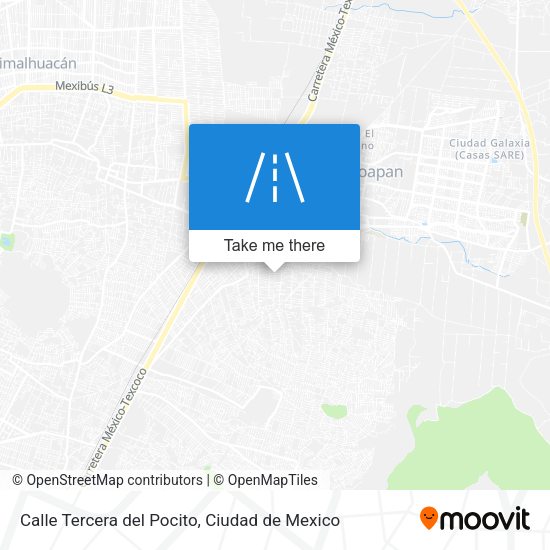 Mapa de Calle Tercera del Pocito